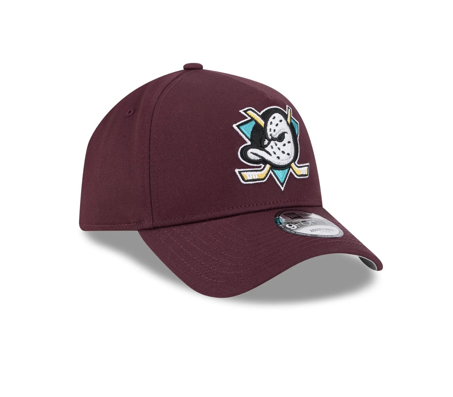 NEW ERA 9 FORTY A-FRAME NHL ANAHEIM DUCKS SNAPBACK - RETRO DUCKS MAROON