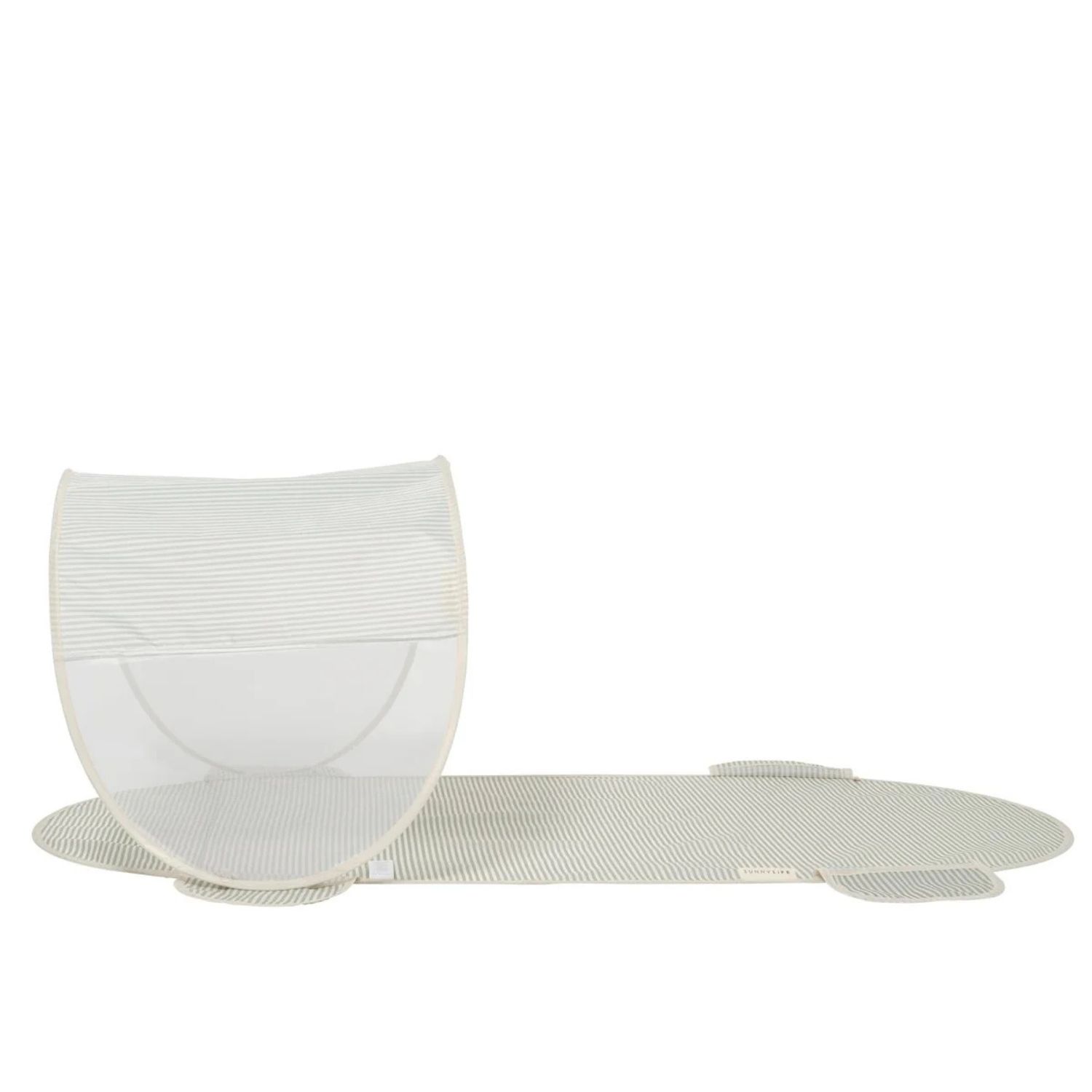 SUNNYLIFE SOLO SUN SHADER LA PALMA- SAGE STRIPE
