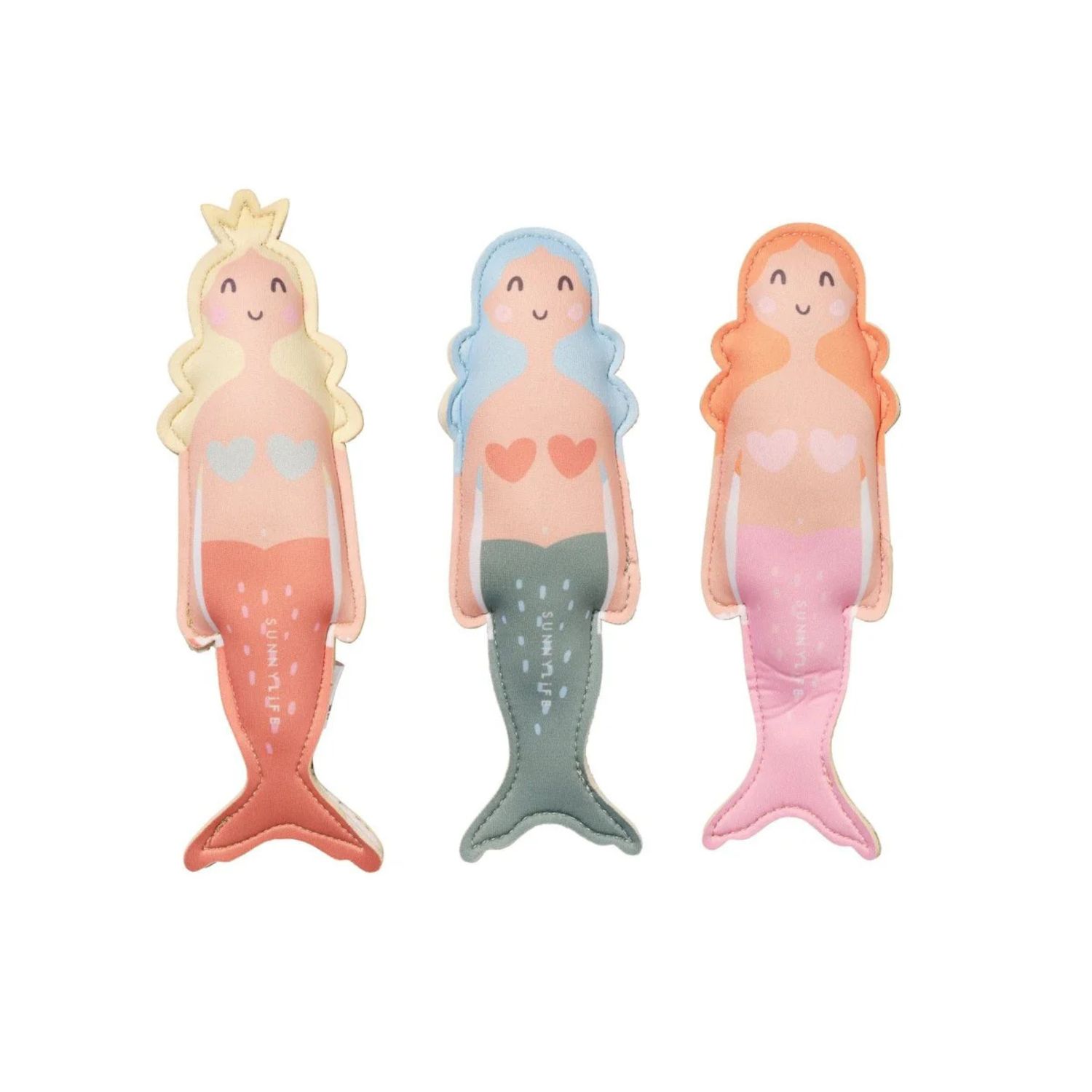 SUNNYLIFE DIVE BUDDIES MELODY THE MERMAID SET OF 3- MULTI