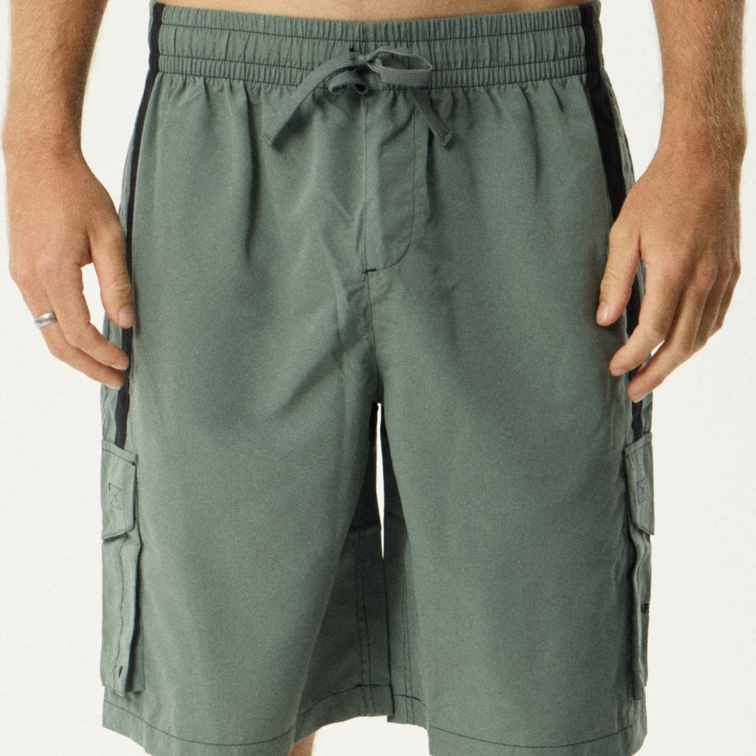 AFENDS MENS  HOUSE RELATED CARGO SHORT - SYCAMORE