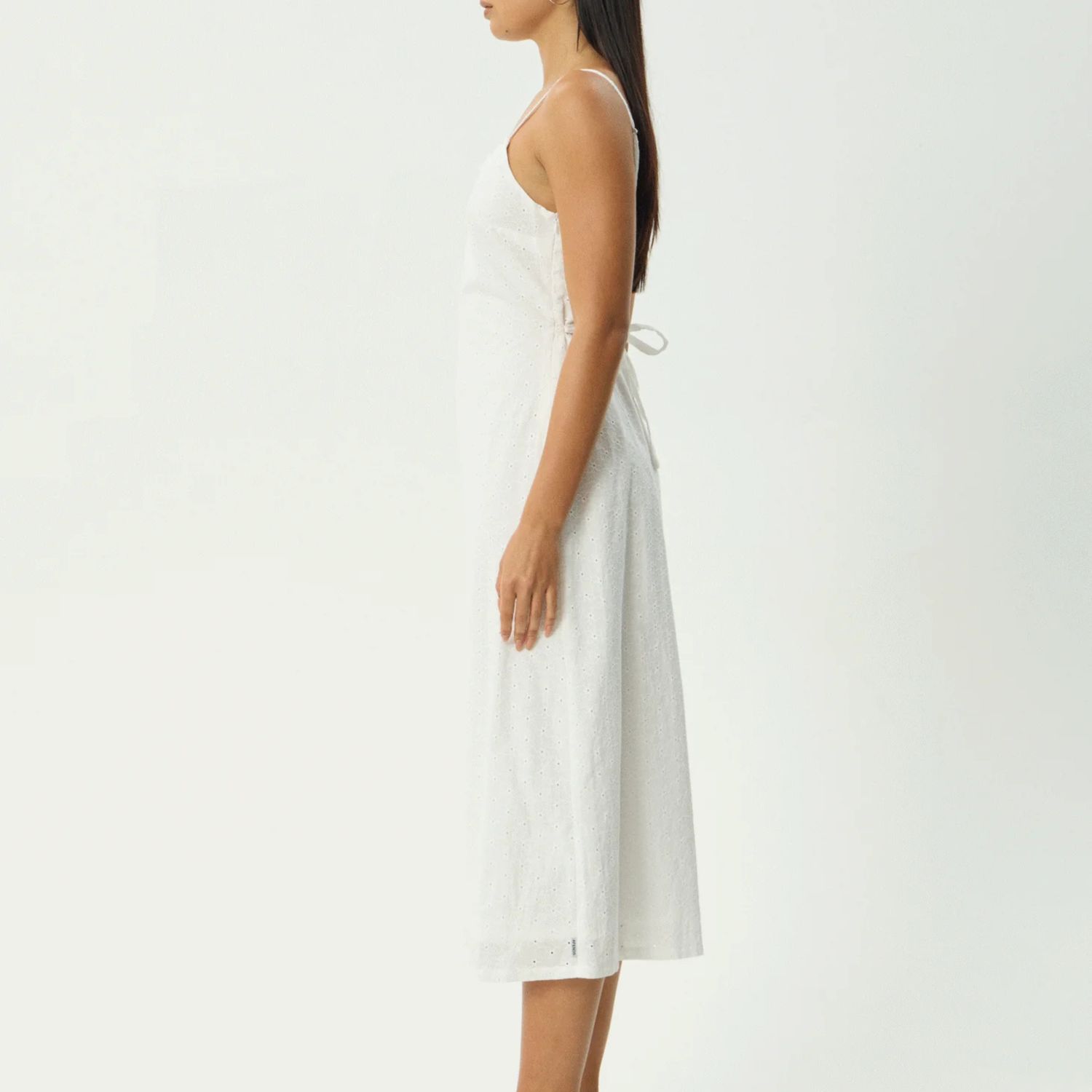 AFENDS WOMENS  KINDRID MINI DRESS - WHITE