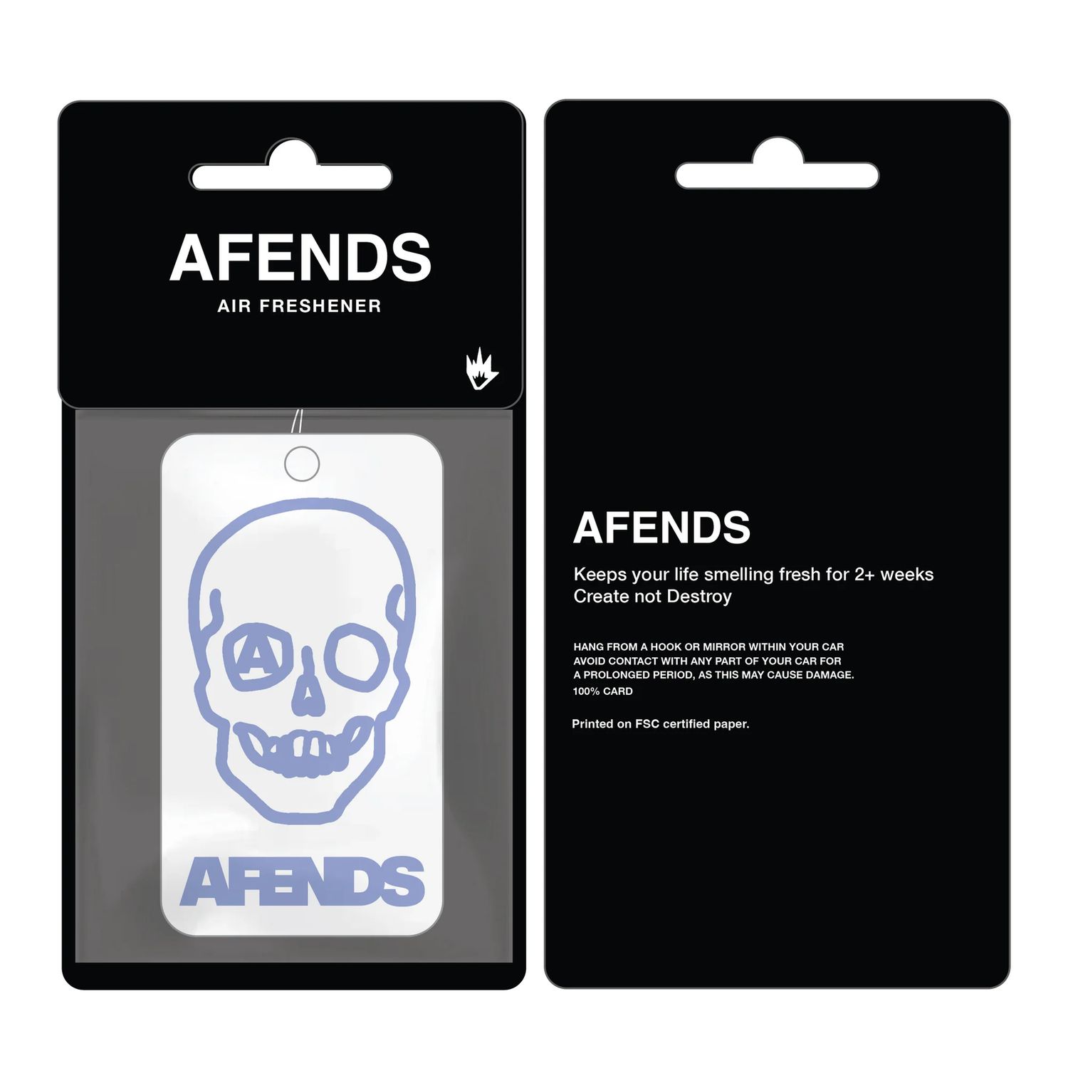 AFENDS UNISEX SKELETOR AIR FRESHNER - MULTI