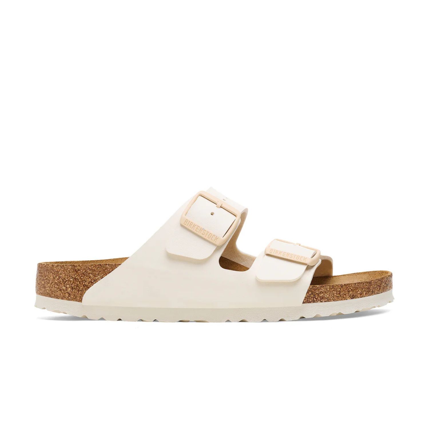 BIRKENSTOCK ARIZONA BIRKO-FLOR- EGGSHELL