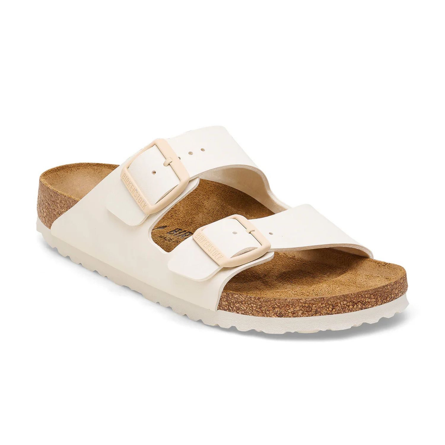 BIRKENSTOCK ARIZONA BIRKO-FLOR- EGGSHELL