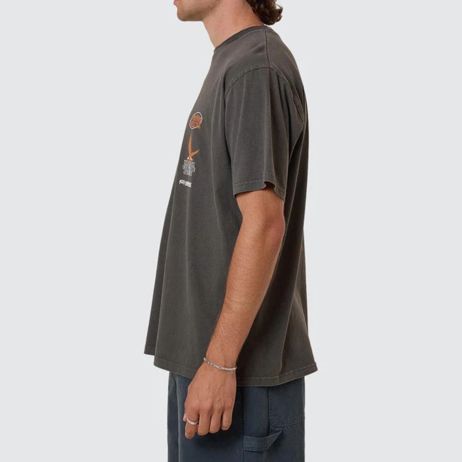 THRILLS MENS 1ST GRADE SERVICE MERCH FIT S/S TEE - MERCH BLACK