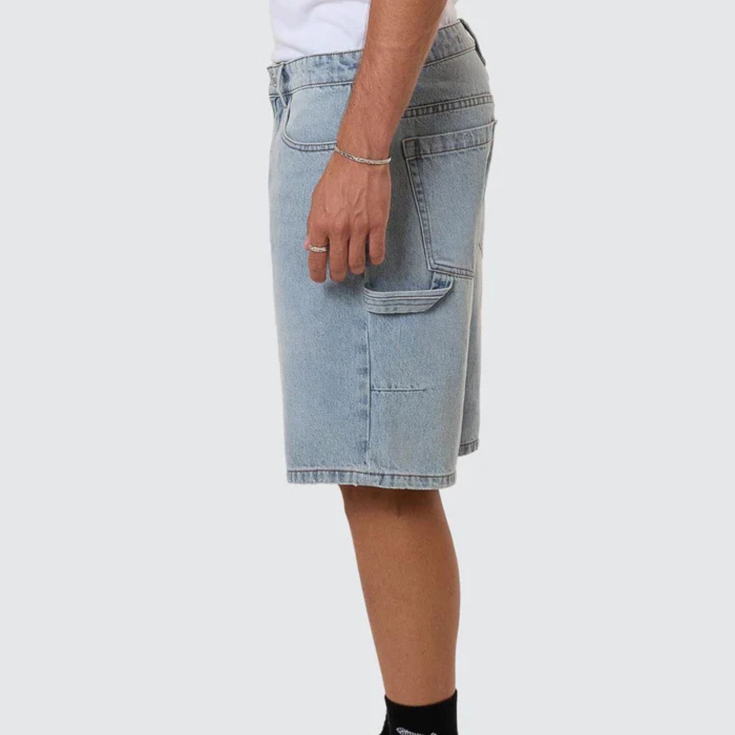 THRILLS MENS SLACKER DENIM SHORT - DUSK