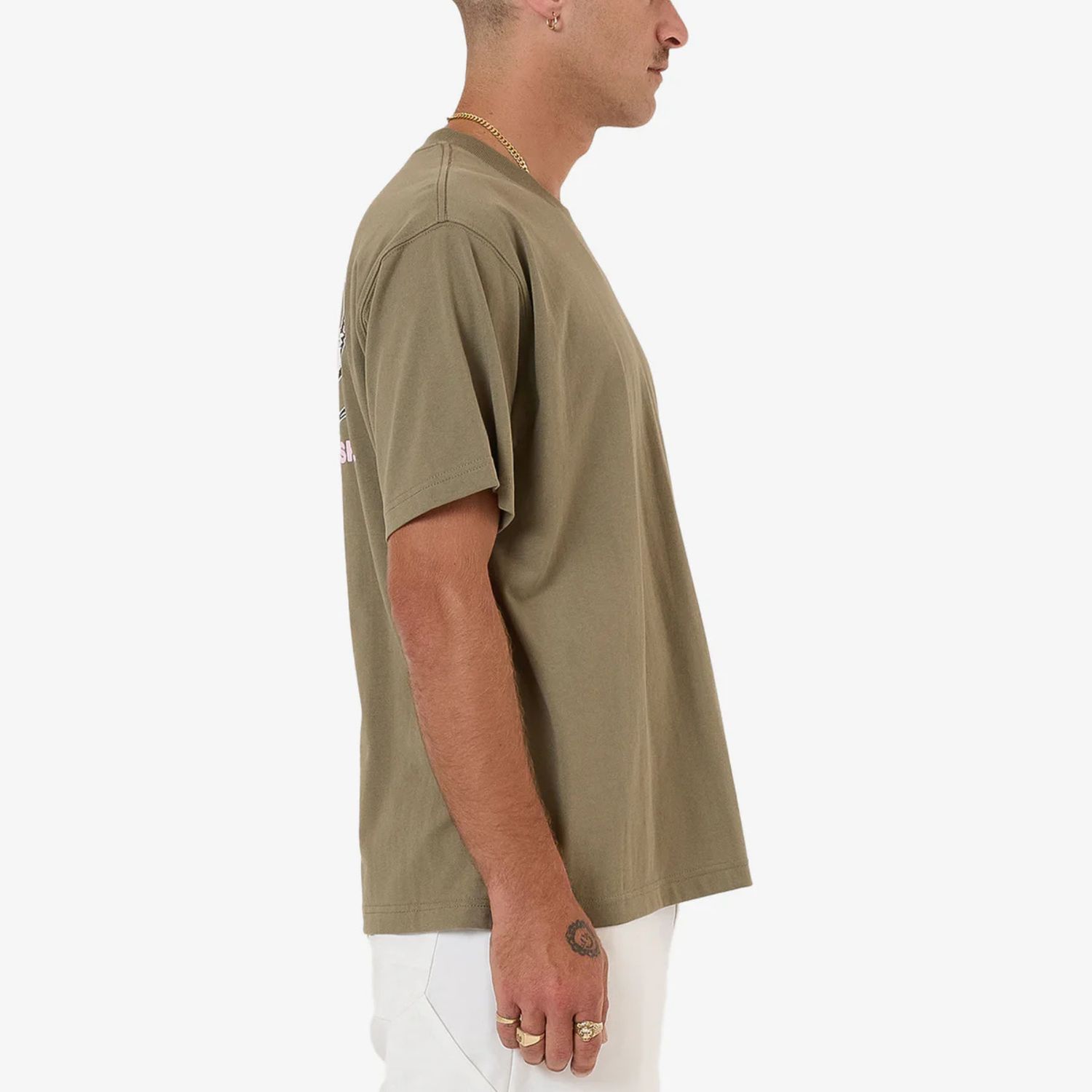 WORSHIP MENS CHERUB SS TEE - KELP