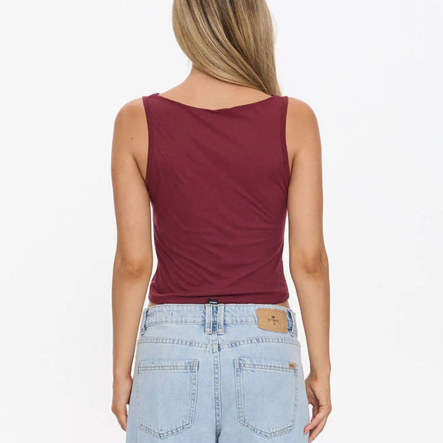 THRILLS WOMENS  BOUNTY TANK - GARNET RED