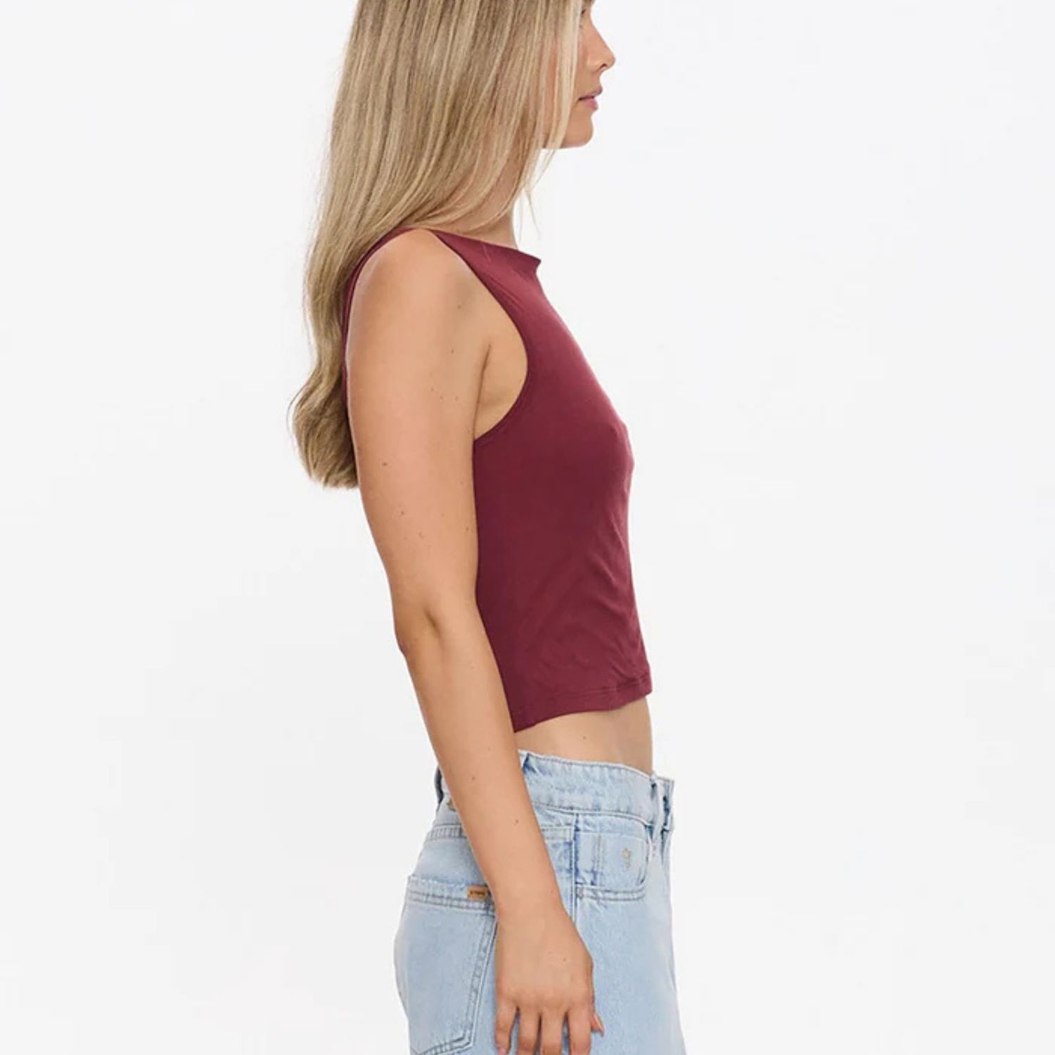 THRILLS WOMENS  BOUNTY TANK - GARNET RED