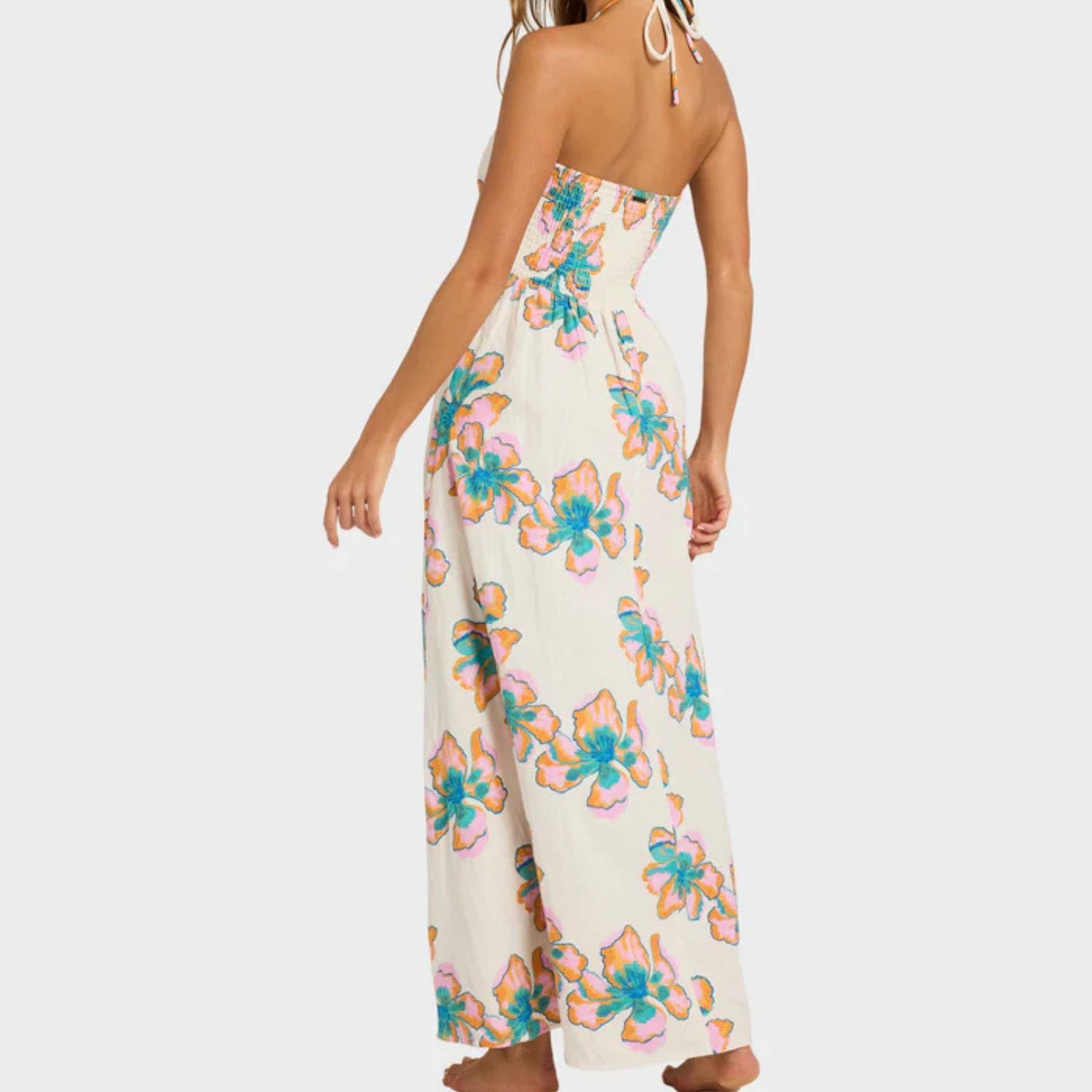 BILLABONG WOMENS SWEET ESCAPE SWAY AWAY DRESS - SALT CRYSTAL