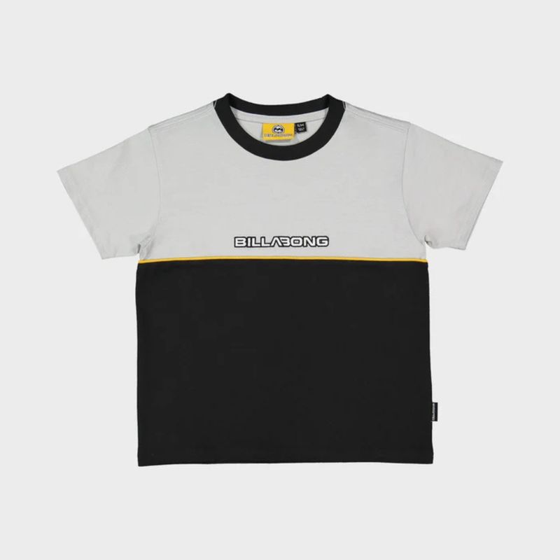BILLABONG TODDLER BOYS GROMS SPEC LEGACY OG SS TEE - SILVER