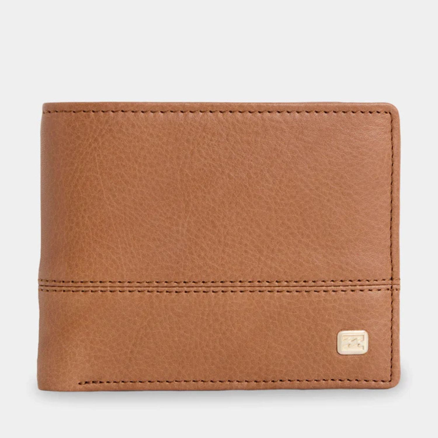 BILLABONG MENS DIMENSION 2IN1 LEATHER WALLET - TAN