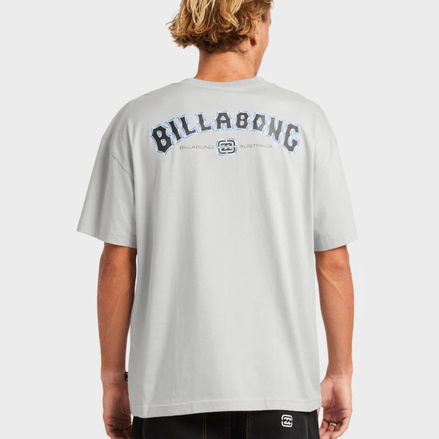 BILLABONG MENS CHROME ARCH OG SS TEE - SILVER
