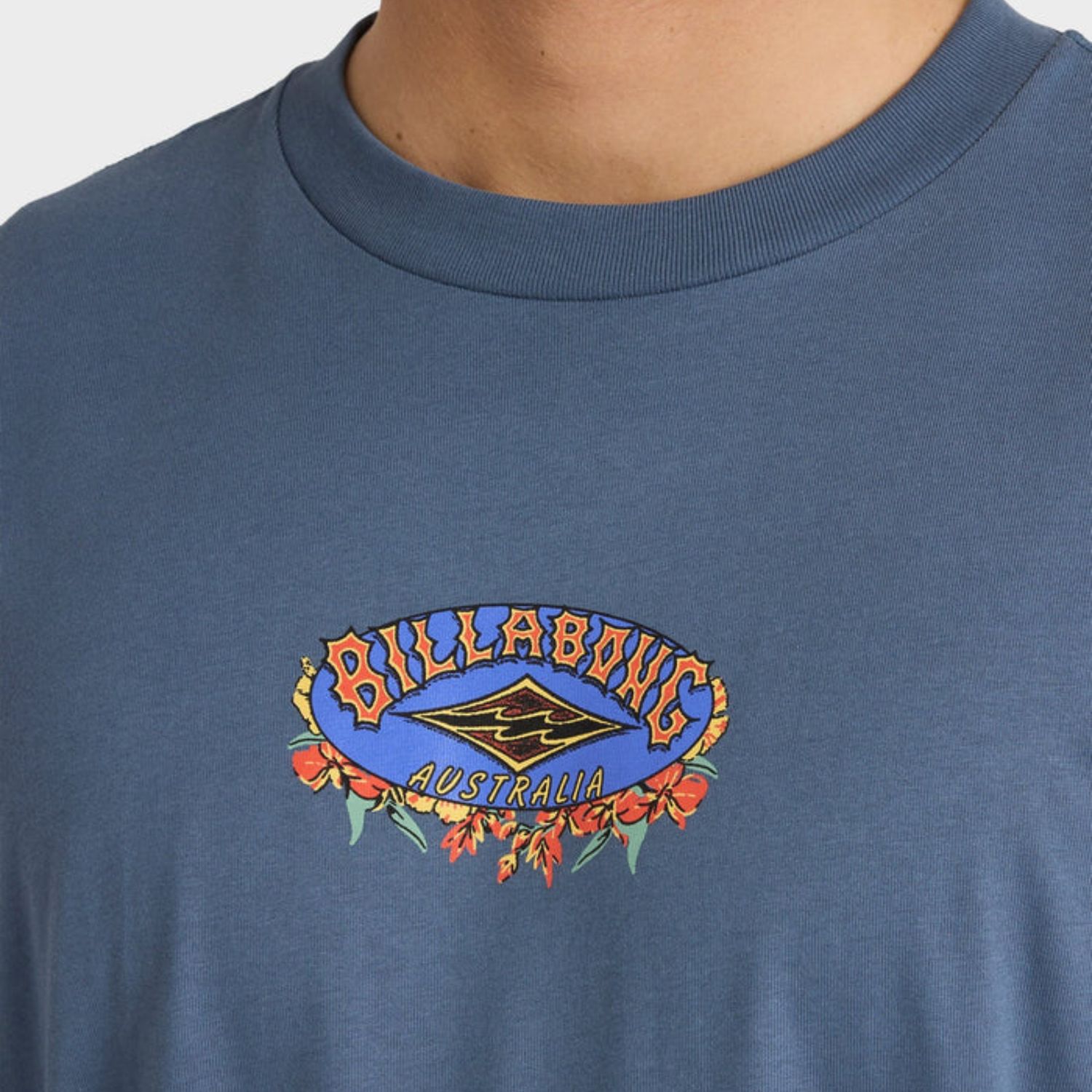 BILLABONG MENS AUSSIE PILL SS TEE - NORTH SEA
