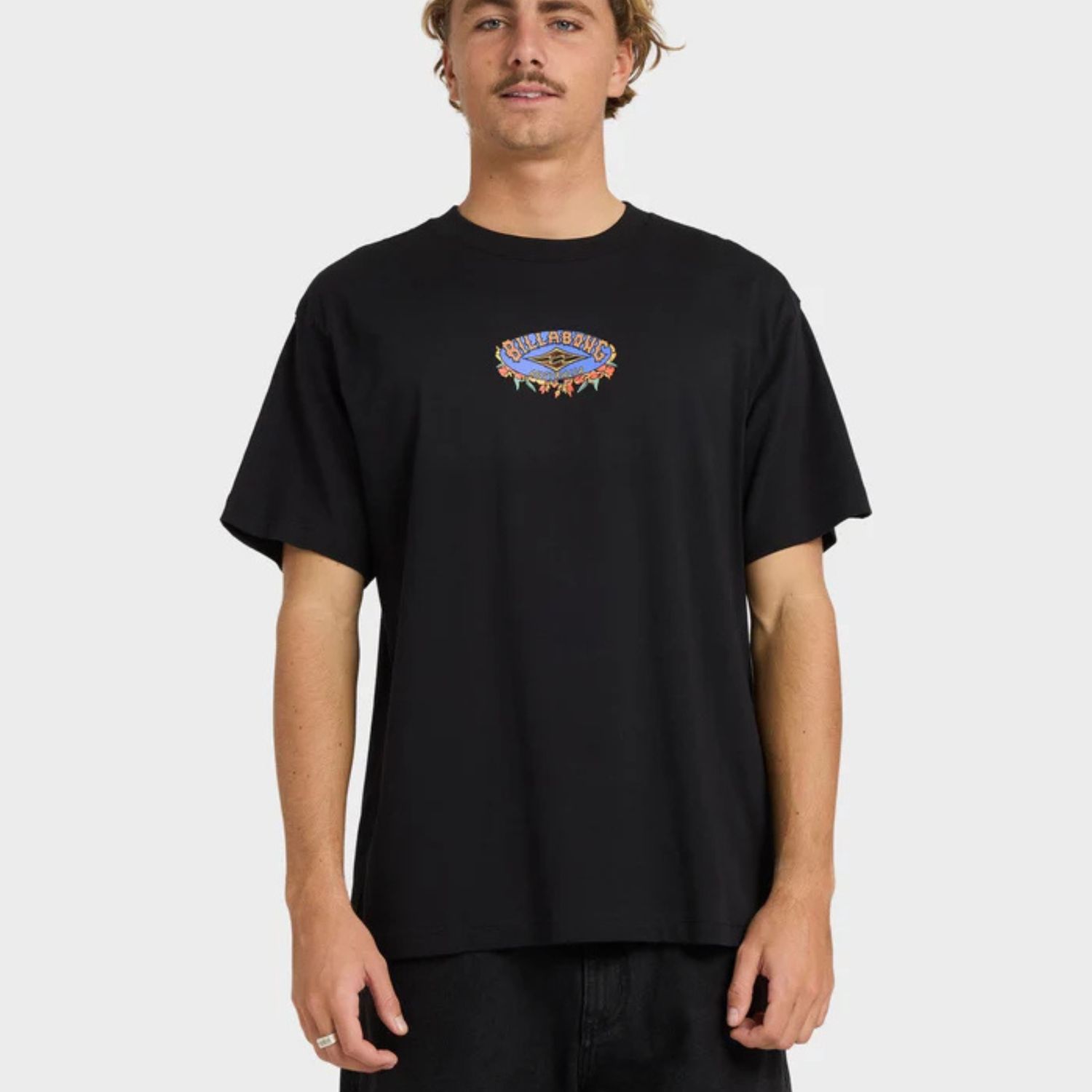BILLABONG MENS AUSSIE PILL SS TEE - BLACK