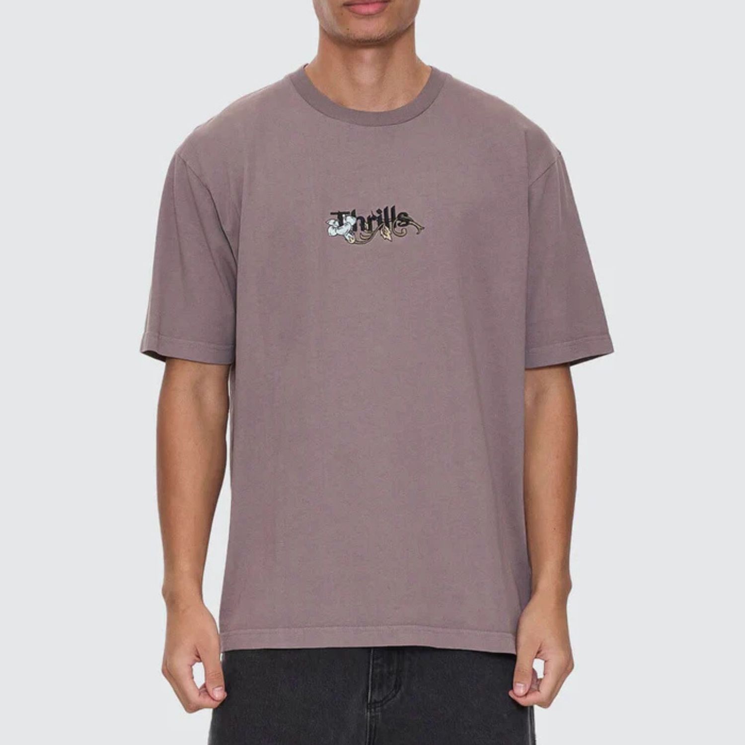 THRILLS MENS NATURES TAKEOVER OVERSIZE FIT TEE- SHROOM