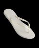 HAVAIANAS LADIES SLIM METALLIC WHITE