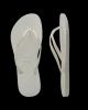 HAVAIANAS LADIES SLIM METALLIC WHITE