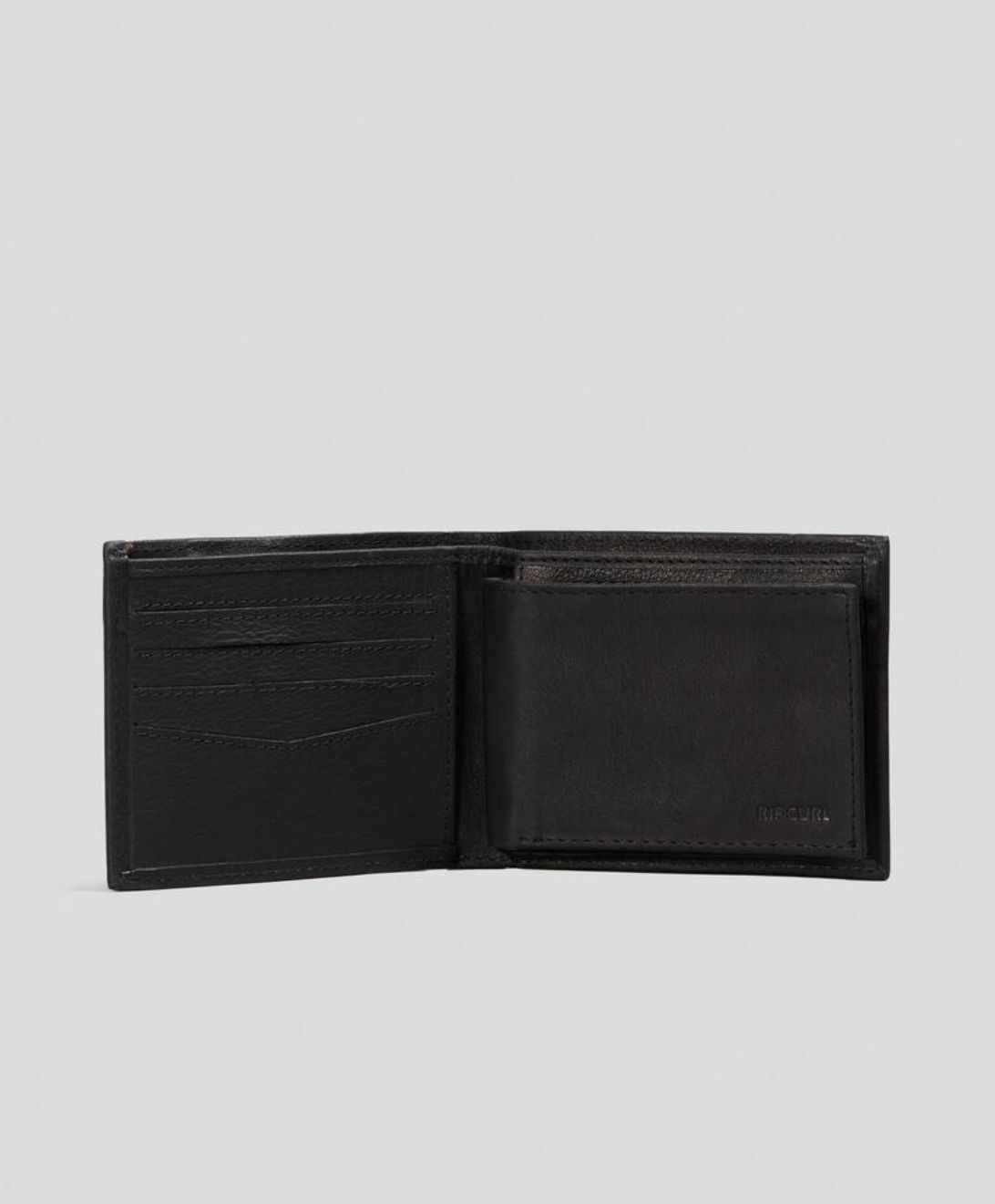 RIPCURL MENS K ROO RFID 2 IN 1 WALLET - BLACK