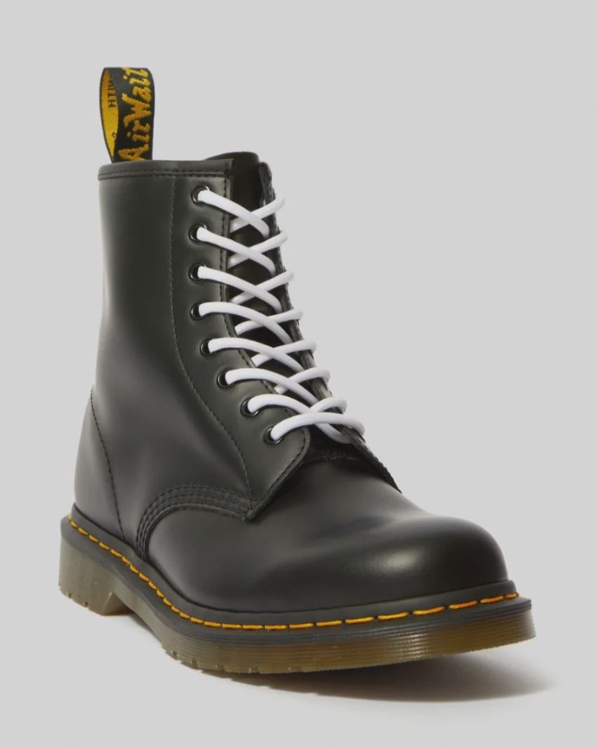 DR MARTENS 8-10 EYE LACE -WHITE ROUND 140cm