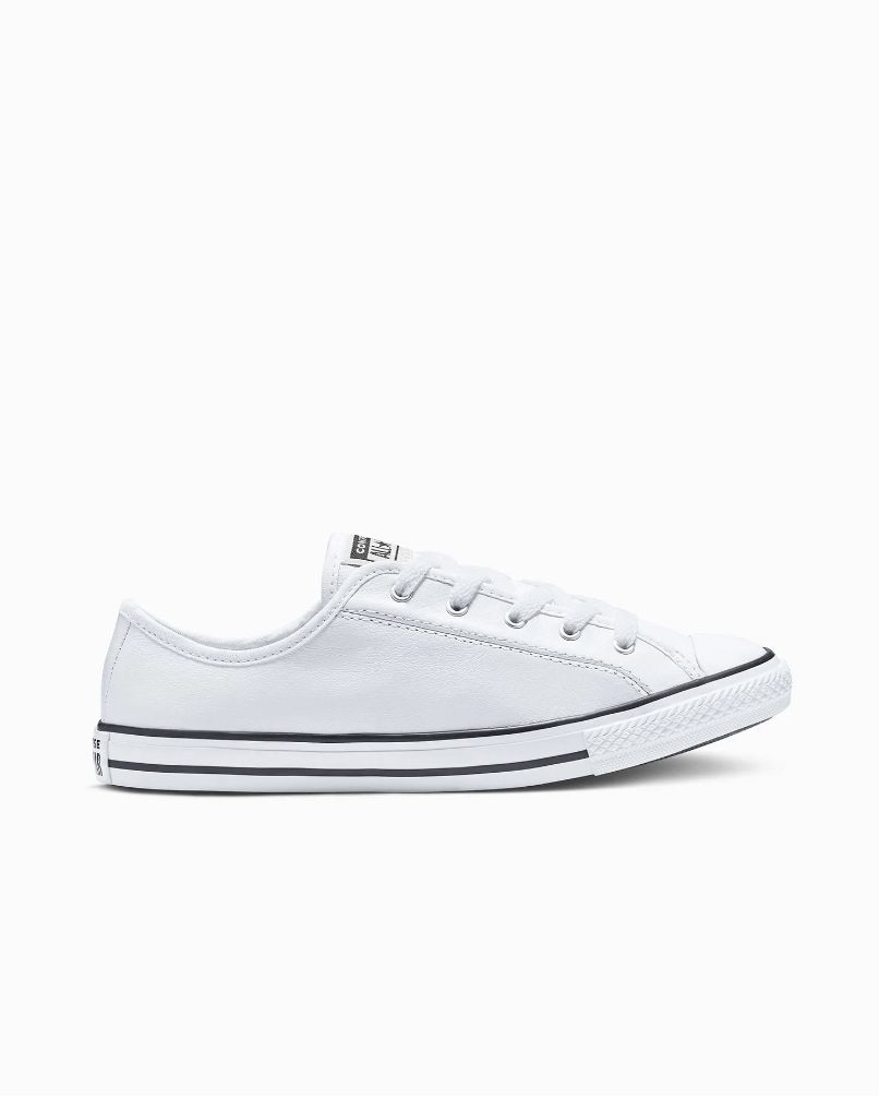 CONVERSE CT DAINTY SYNTHETIC LEATHER LOW - WHITE