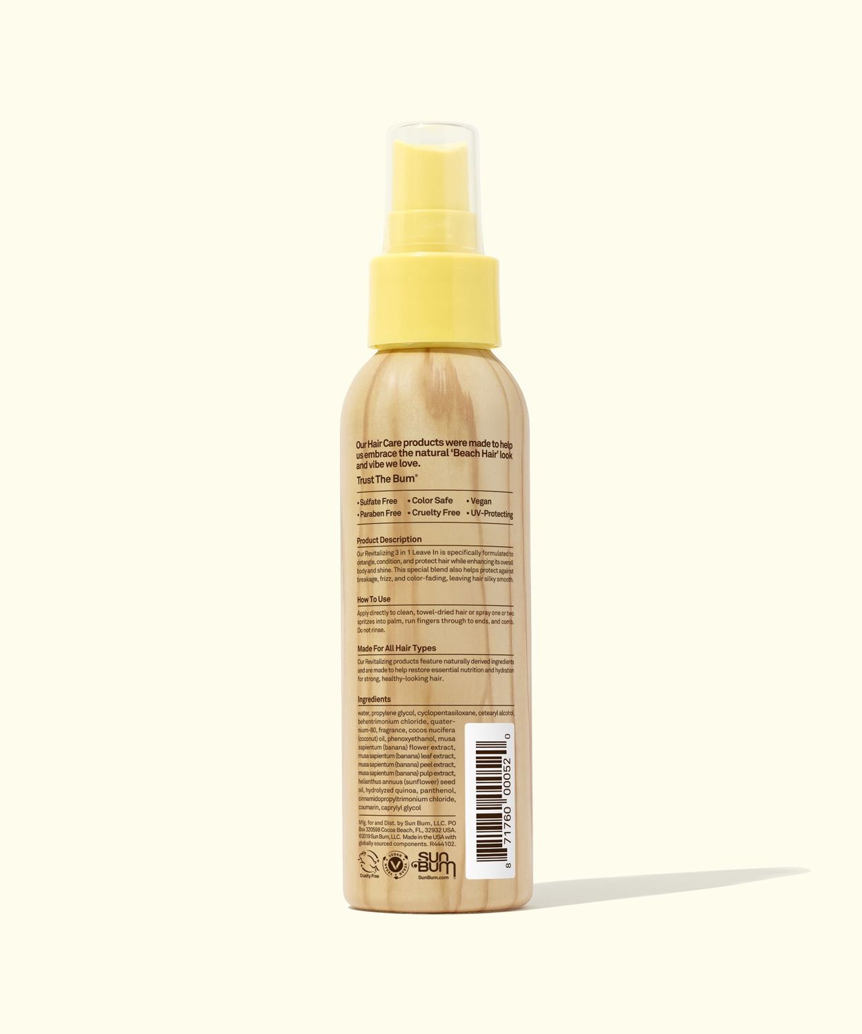 SUN BUM 3 IN 1 LEAVE IN