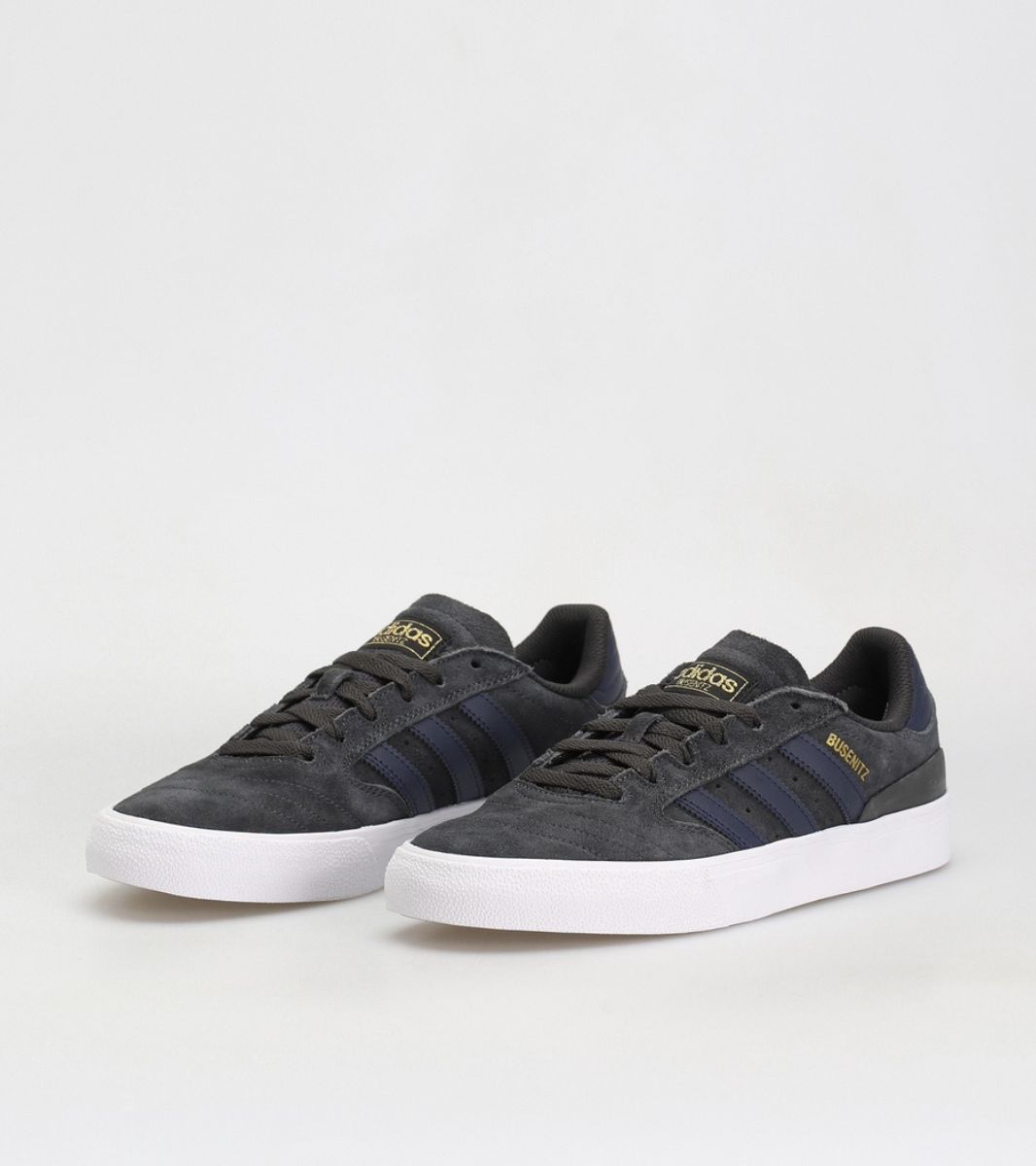 ADIDAS BUSENITZ VULC II SHOE - CARBON/INK/GOLD