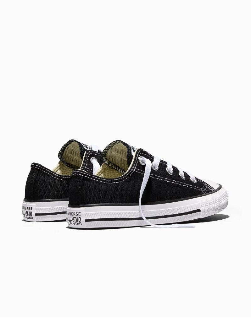 CONVERSE CHUCK TAYLOR ALL STAR JUNIOR LOW TOP - BLACK