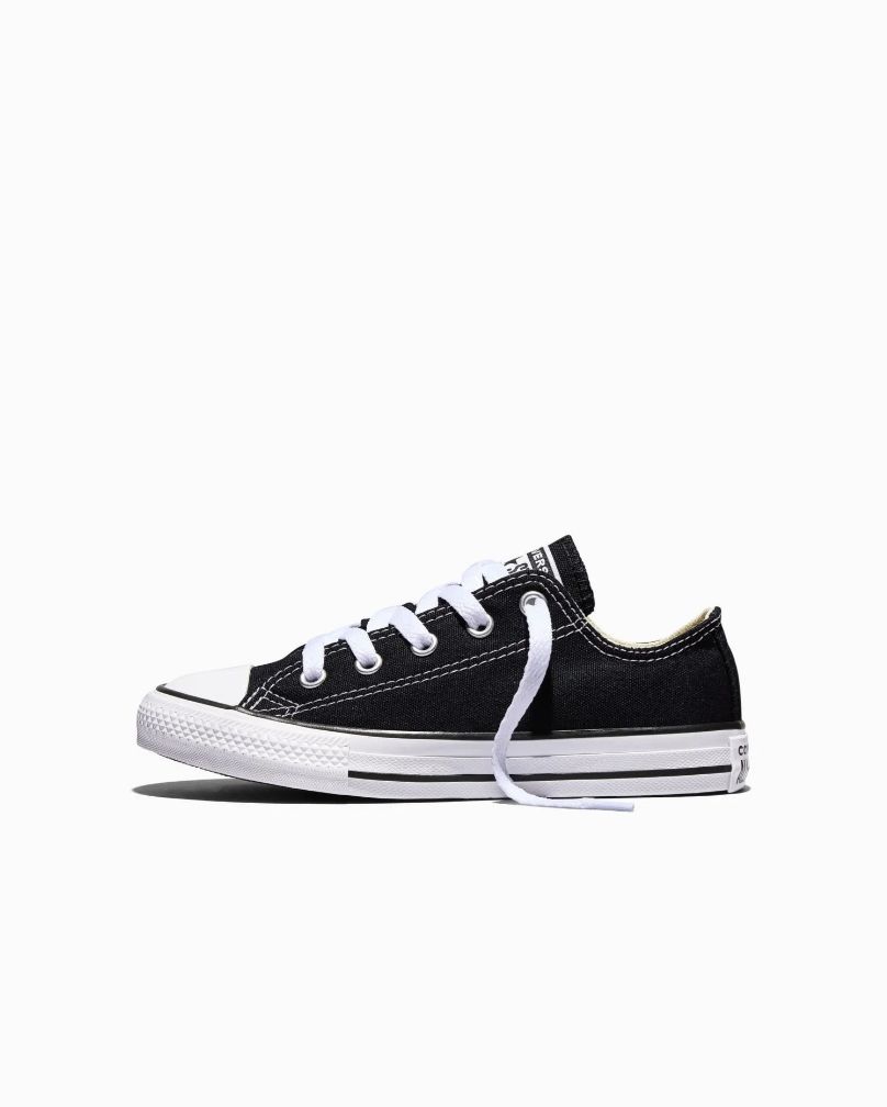 CONVERSE CHUCK TAYLOR ALL STAR JUNIOR LOW TOP - BLACK