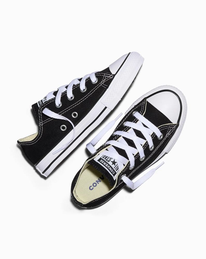 CONVERSE CHUCK TAYLOR ALL STAR JUNIOR LOW TOP - BLACK