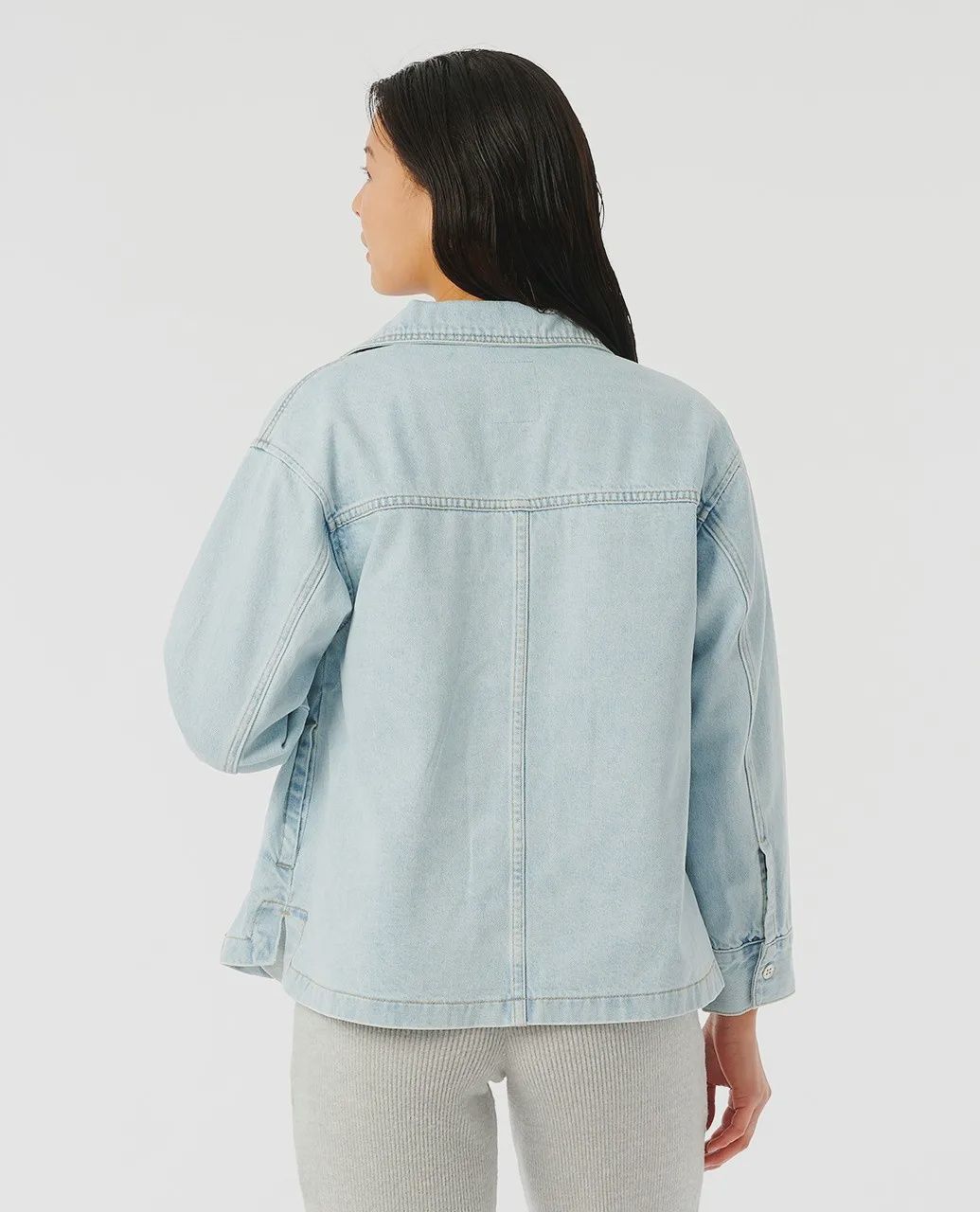 RIPCURL LADIES VENICE JACKET - LIGHT BLUE
