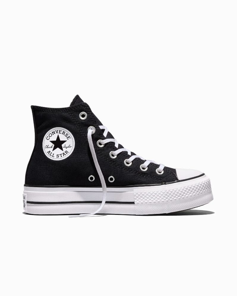 CONVERSE CT LIFT HI BLACK/WHITE SHOE