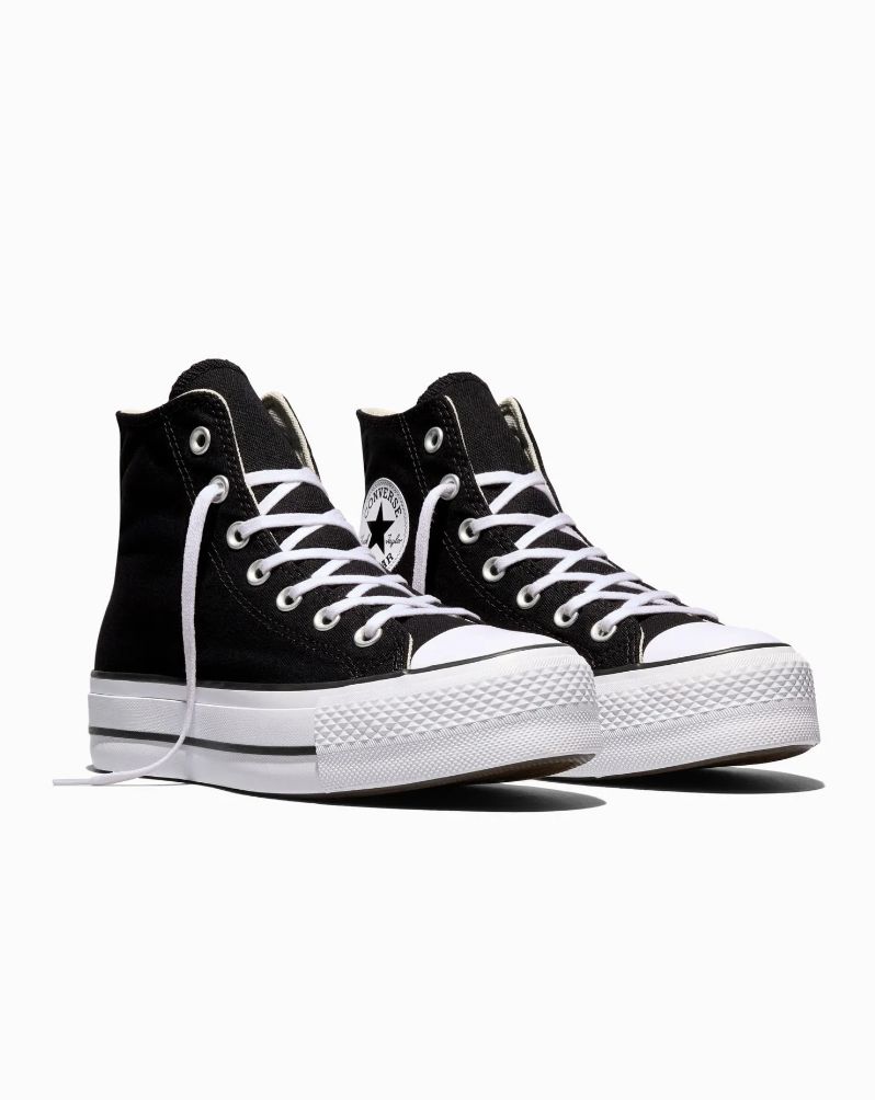 CONVERSE CT LIFT HI BLACK/WHITE SHOE
