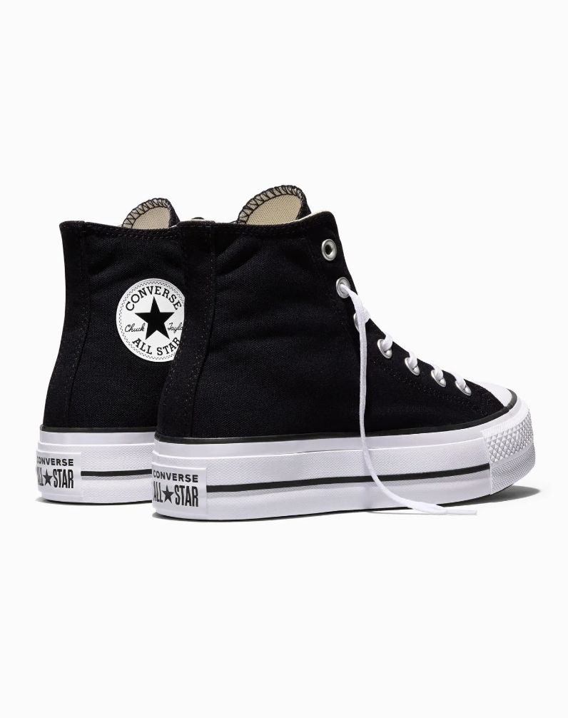CONVERSE CT LIFT HI BLACK/WHITE SHOE