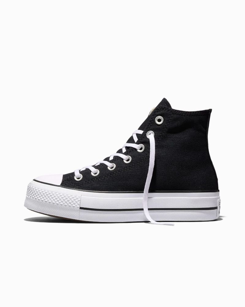 CONVERSE CT LIFT HI BLACK/WHITE SHOE