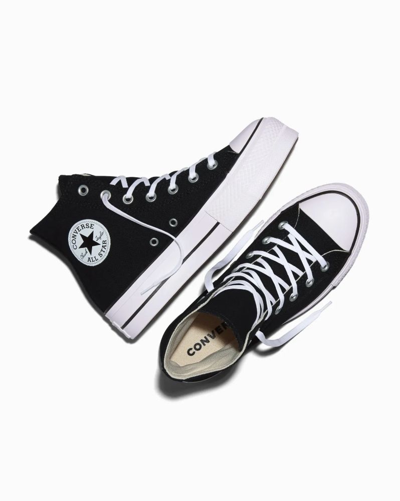 CONVERSE CT LIFT HI BLACK/WHITE SHOE