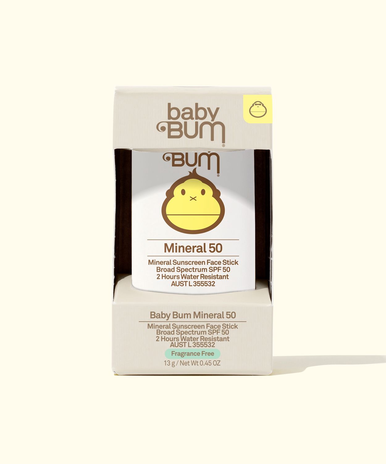 SUN BUM BABY BUM MINERAL 50 FACE STICK