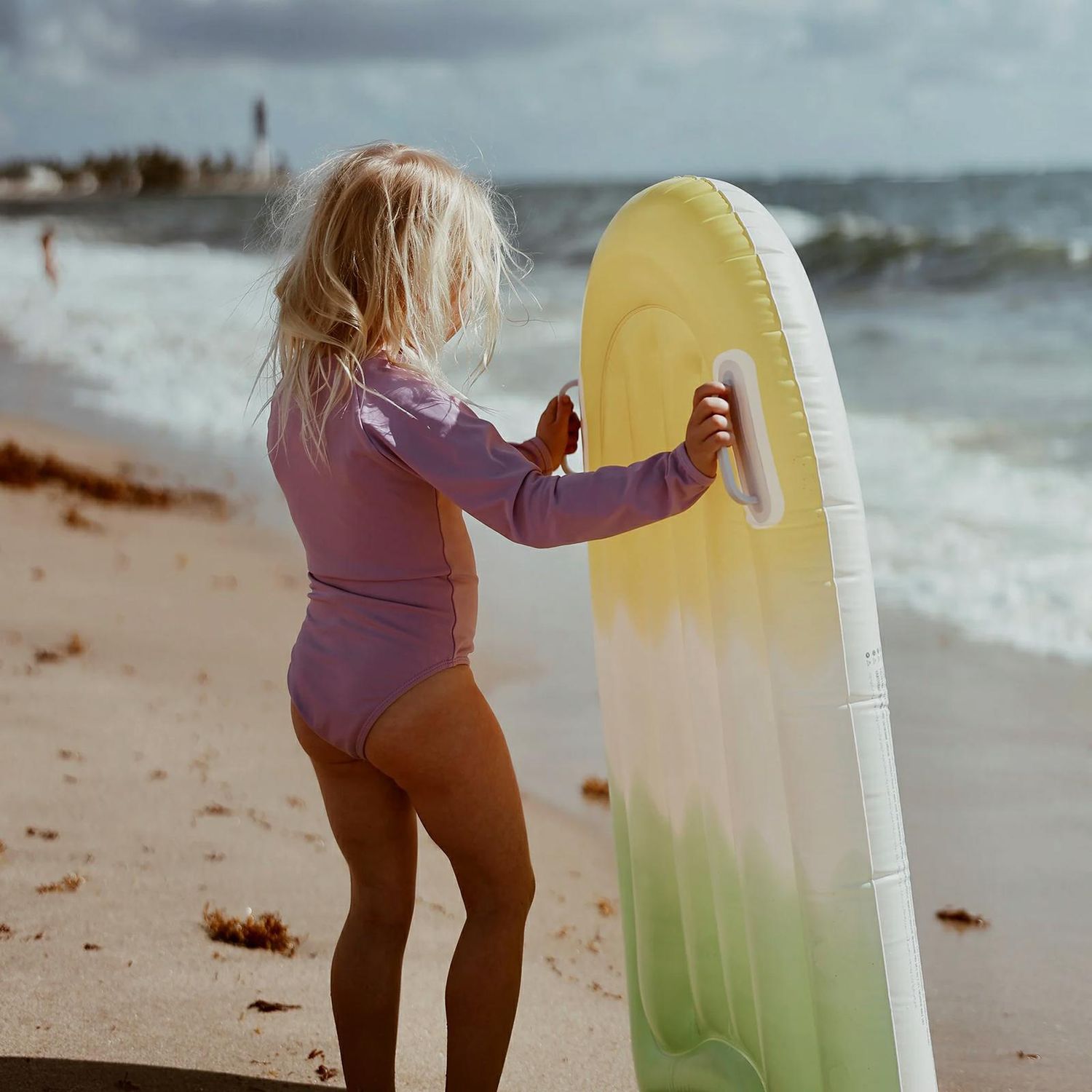 SUNNYLIFE INFLATABLE BOOGIE BOARD SEA SEEKER - OCEAN