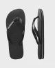 HAVAIANAS RUBBER LOGO - BLACK/GLACIAL WHITE