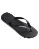 HAVAIANAS RUBBER LOGO - BLACK/GLACIAL WHITE