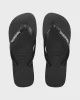 HAVAIANAS RUBBER LOGO - BLACK/GLACIAL WHITE
