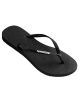 HAVAIANAS SLIM METAL LOGO BLACK SILVER