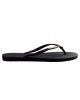 HAVAIANAS SLIM METAL LOGO BLACK GOLD