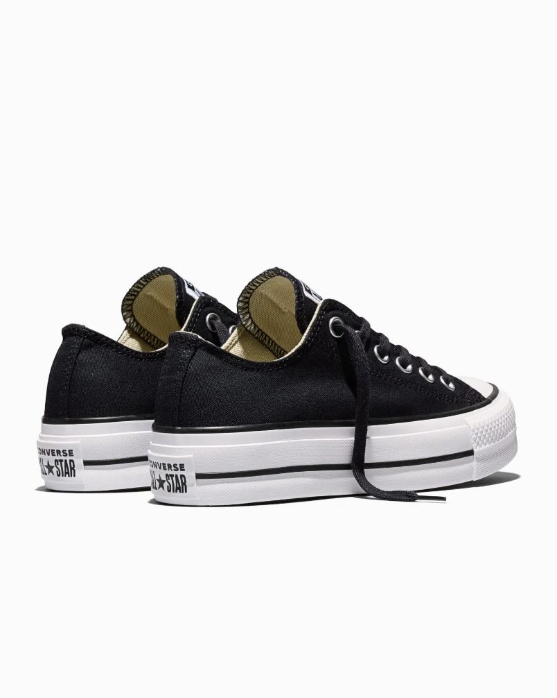CONVERSE LADIES CT LIFT CANVAS LOW - BLACK