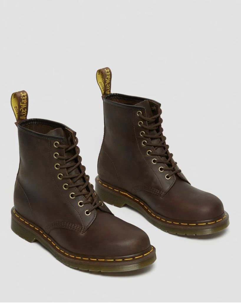 DR MARTENS 1460 8 UP GAUCHO CRAZY HORSE LEATHER BOOT