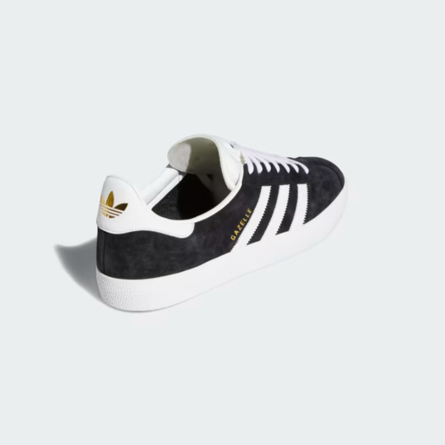 ADIDAS GAZELLE UNISEX SHOE - BLACK/WHITE/GOLD METALLIC