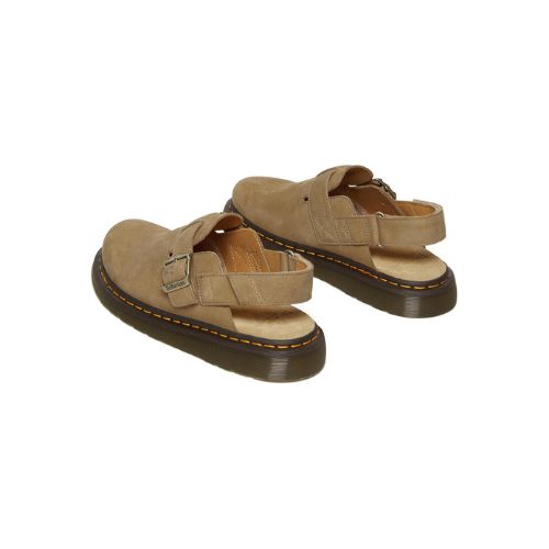 DR MARTENS JORGE PATCHWORK SLING BACK SHOE- SAVANNAH TAN TUMBLED NUBUCK
