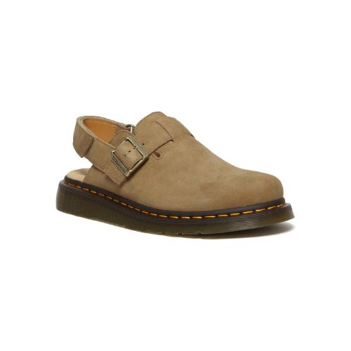 DR MARTENS JORGE PATCHWORK SLING BACK SHOE- SAVANNAH TAN TUMBLED NUBUCK