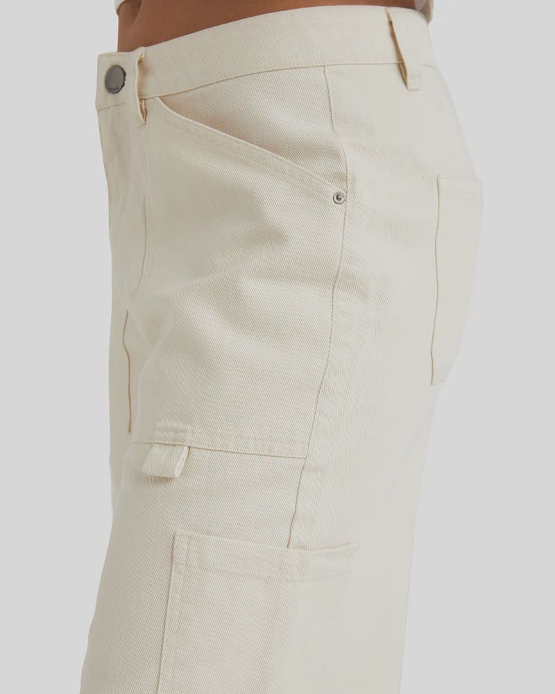 BILLABONG LADIES LEIA LIGHT PANT- WHITE CAP