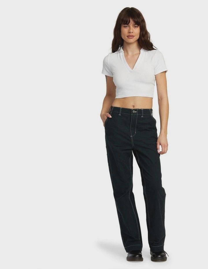 RVCA LADIES SPRING SHIFT PANT - BLACK
